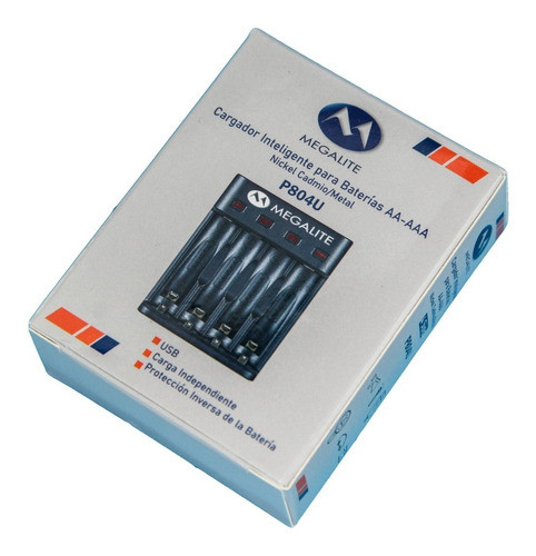 Cargador Aaa Aa + 2 Pilas Aaa 700ma Energizer Recargabl Htec 1