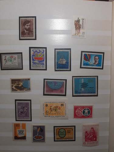 Filatelia Lote 29 Estampillas Mint Año 1968 Argentina 1