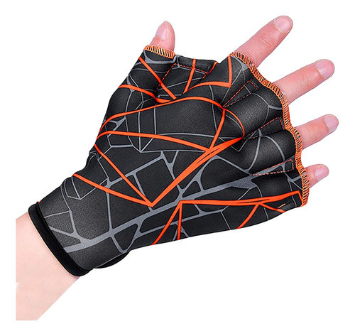 Guante Acuático Dedo Abierto Palmeado Natación Elástico Nylo 0