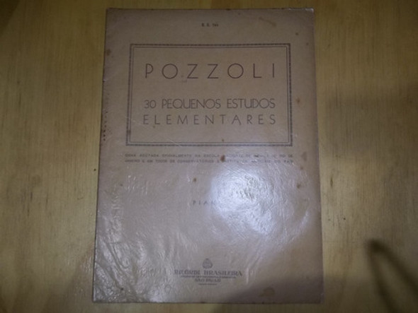Ricordia Pozzoli 30 Pequenos Estudos Elementares Piano 0