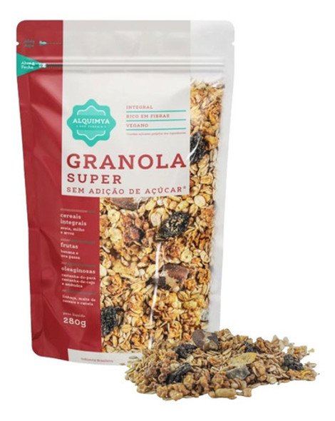Granola Fit Dieta Super Alquimya Saudável Sem Açucar 280g 0 Granola Fit Dieta Super Alquimya Saudável Sem Açucar 280g 0