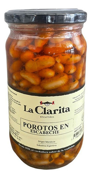 Porotos En Escabeche X300g- La Clarita 1