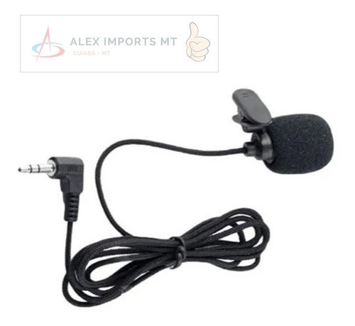 Microfone Lapela Plug P2 Estereo Lt-258 Semi Barato 1