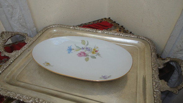 Divina Fuente Porcelana Bavaria Decoracion Floral Veala 1