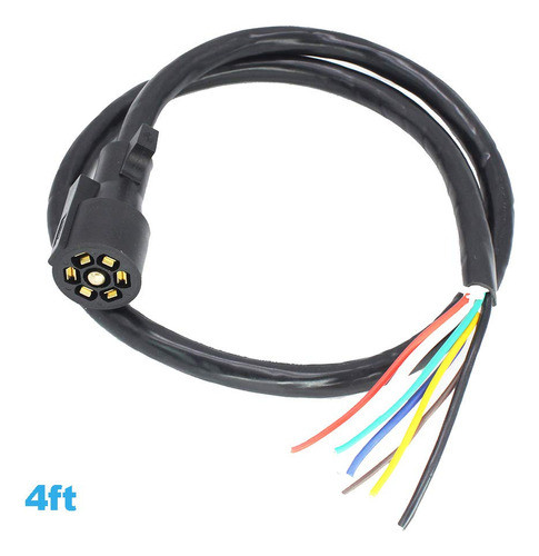 Enchufe De Remolque X-haibei Cable En Linea Resistente 4 Pi 1