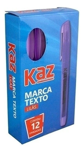 Caneta Marca Texto Fluorescente Ponta Chanfrada Roxo Unidade 1
