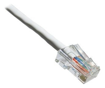 Axiom 100ft Cat5e 350mhz Patch Cable No Arranque (blanco) -t 1
