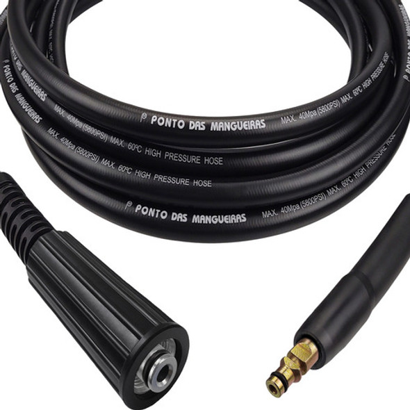 Mangueira Trama De Nylon 08mts Lavadora Lava Jato Karcher K4 1
