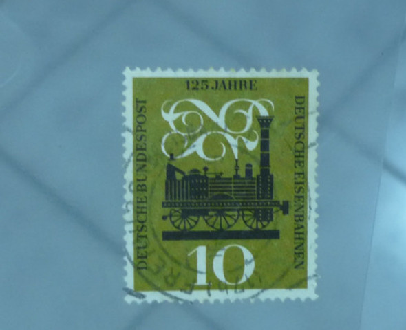 Selo Antigo Raro Alemanha -  Locomotive  -  1962 0