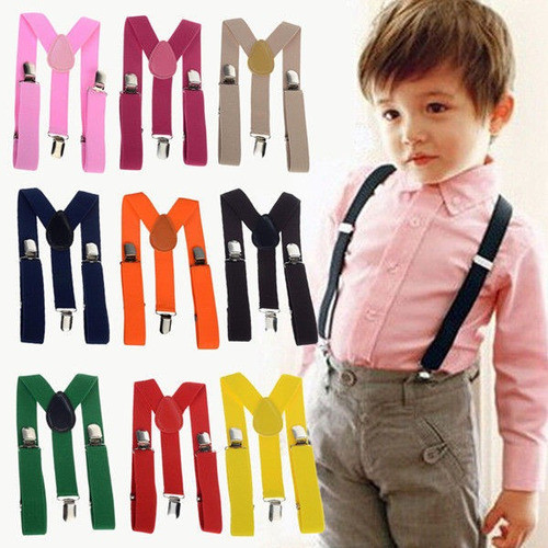 Tiradores Niños Unisex, Todos Los Colores A Elección!!! 0