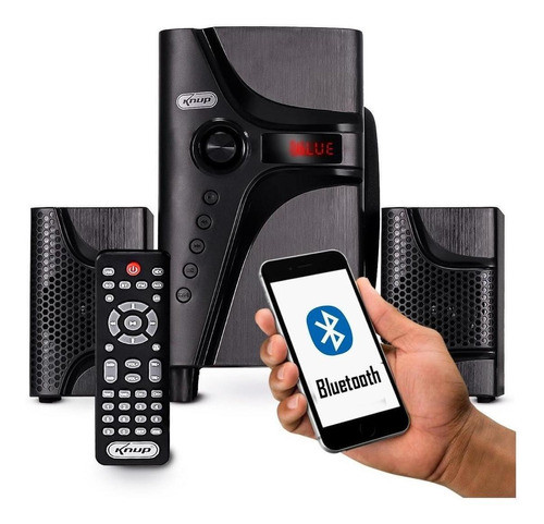 Micro System Home Theater Caixa Som Bluetooth Subwoofer Usb 1