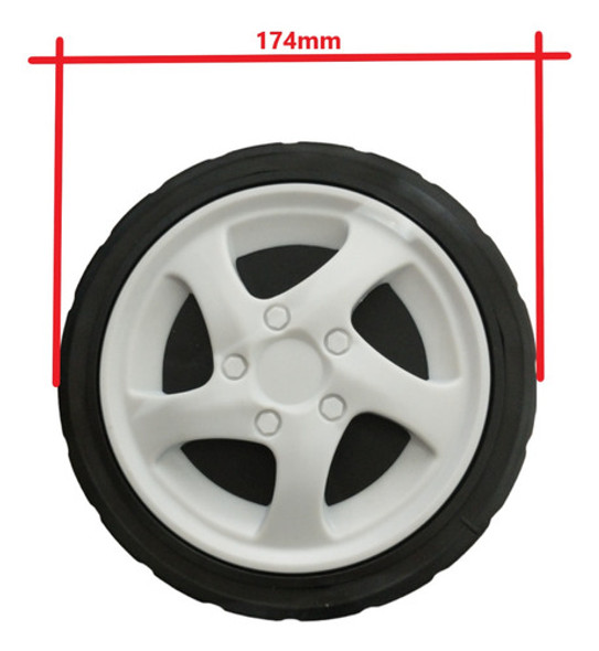Rueda De Repuesto Para Cortacesped Gamma G4940ar Original 1
