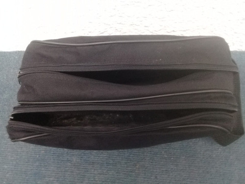 Necessaire Negro 3 Compartimientos. 0