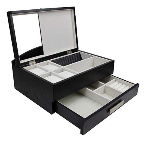 Organizador De Caja De Almacenamiento De Valet De Madera Dec 0