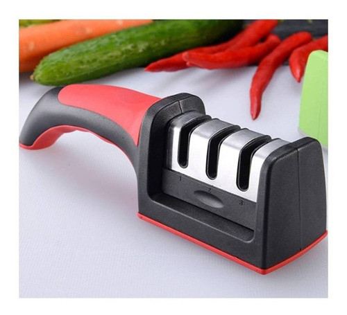 Afilador De Cuchillos Tijeras Manual Mango Ergonómico 1