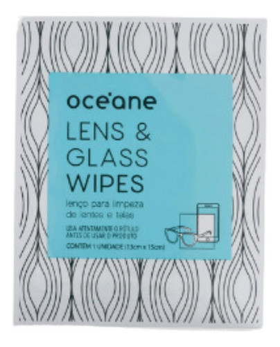 Lenço P/ Limpeza De Lentes E Telas  Lens & Glasses Wipes 6un 0