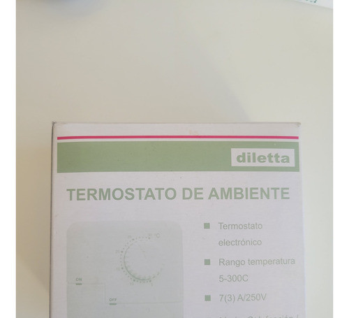 Termostato De Ambientes Diletta 1