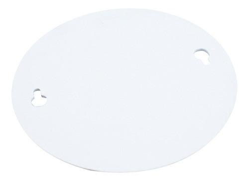 Tapa Ciega Octagonal Pvc Grande Color Blanca Genrod 0