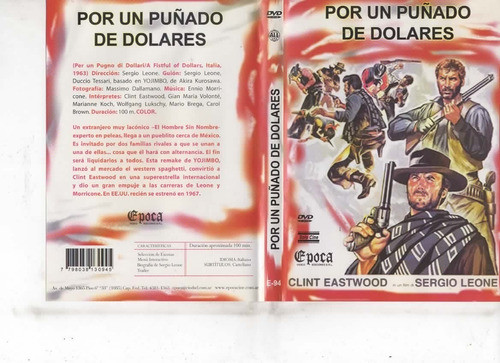 Por Un Puñado De Dólares - Dvd Original - Buen Estado 0