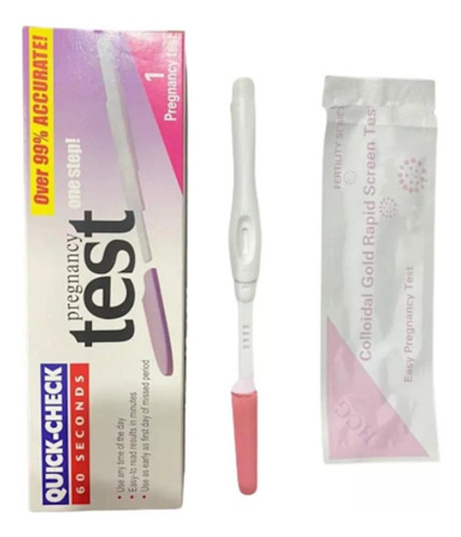 Test Embarazo Rápido & Fácil 60 Segundos 99% Confiable 0