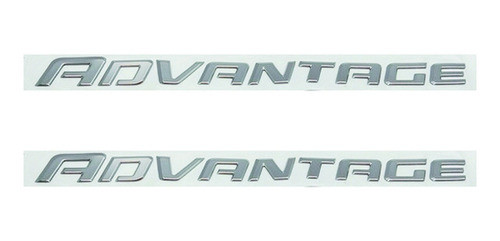 Emblema Advantage Resinado( Onix/prisma/cobalt/celta E S-10) 0
