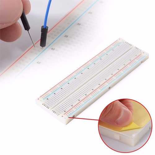 Novo Protoboard Breadboard 830 Pontos Arduino Robotica 1
