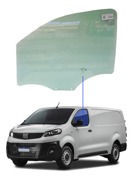 Vidro Porta Dianteira Esquerda Fiat Scudo 2017 A 2023 0