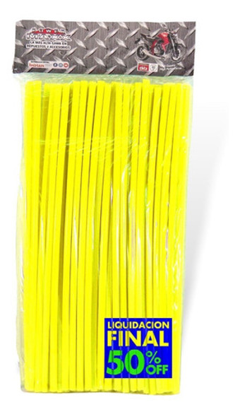 Cubre Rayos Amarillo 170mm 72 Unidades 0