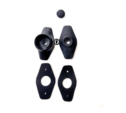 Kit Partes1 Soporte De Nylon Pararbrisa Motos Elmotociclista 0