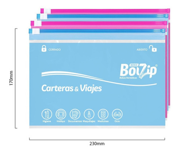 Iberia Bolzip Bolsas Grandes Para Carteras Y Viajes X4 1