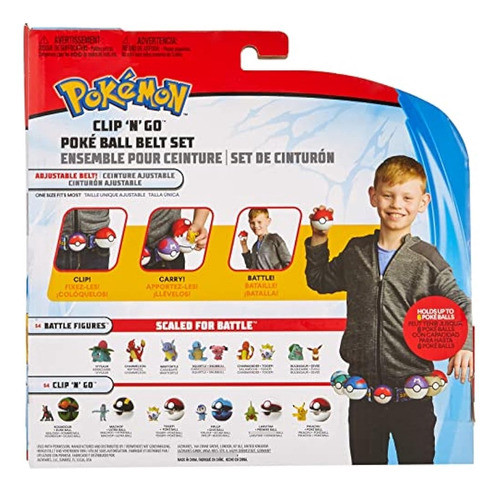 Pokemon Clip 'n' Go Poké Ball Belt Set, Wave 5 Ultra Ball, Q 1