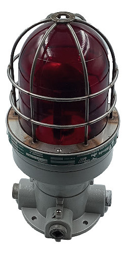 Luminaria Blinda Aix/2 Rtv50x 50w 127vca  Vidro Vermelho 0