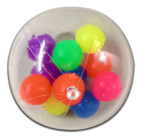 Squishy Burbuja Transparente Bolas Colores Ploppy.3 140090 0