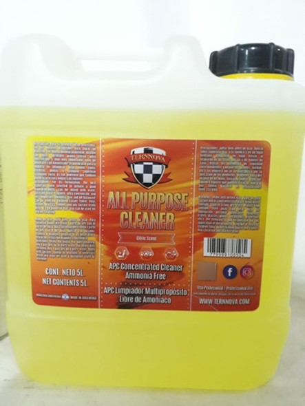 Apc Ternnova Limpiador Tapizado Motor Multipropósito 5lts 0