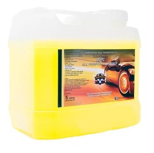 Apc Ternnova Limpiador Tapizado Motor Multipropósito 5lts 1