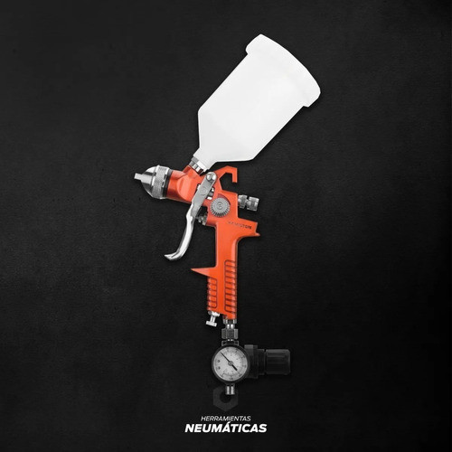 Pistola Pintar Neumatica Soplete Hvlp Manómetro Hamilton Pro 1