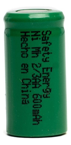 Pila Recargable Safety Energy 2/3 Aa, Ni-mh, 600mah 1