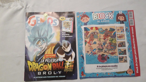 Revista Antigua * Genios  + Sup Juegos* N° 1084 Dragon Ball 0