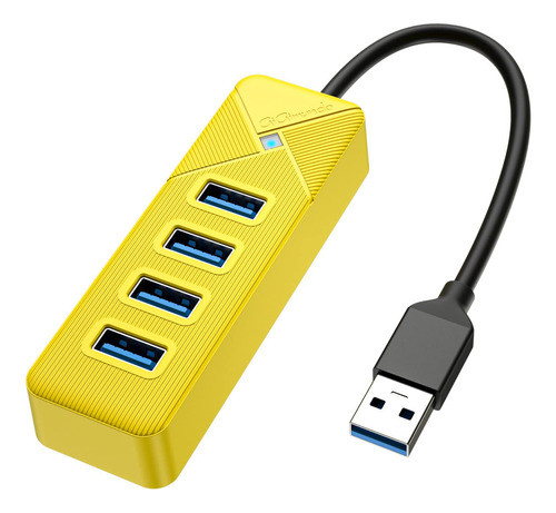 Gigimundo Hub Usb 3.0 De 4 Puertos Para Laptop, Adaptador Mu 0
