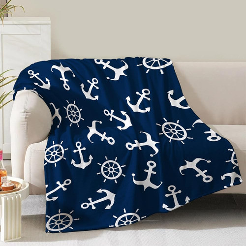 ~? Regalos De Manta De Ancla Náutica Para Hombres Niños Papá 0