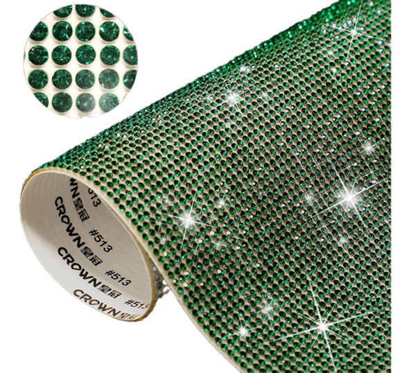 Lamina De Diamantes Imitacion De Cristal Autoadhesivas - 08 0