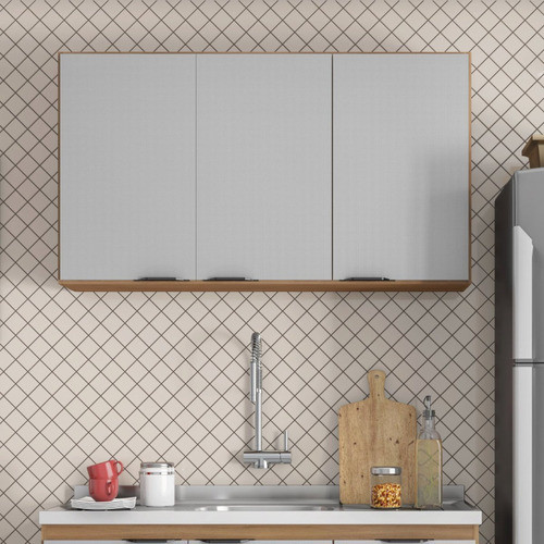 Armário Aéreo 120cm 3 Portas Firenze 0