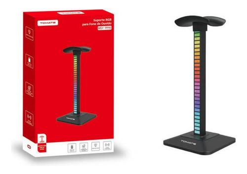 Suporte Para Fone De Ouvido Rgb Tomate Msy-9990 Plug & Play 0