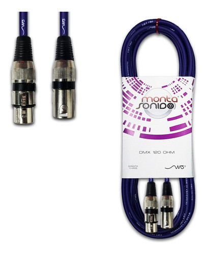 Cable Dmx Reforzado 12 Mts 120 Ohm Luces Iluminacion Eventos 0