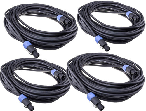 Pack 4 Cable Bafle Speakon Speakon 10 Mts. 2x2.5 Pro 0