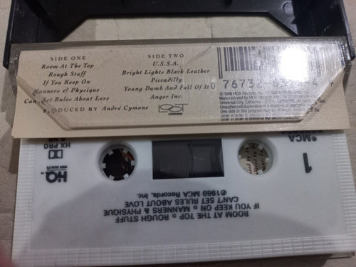 Adam Ant Manners And Phisyque  Cassette 1