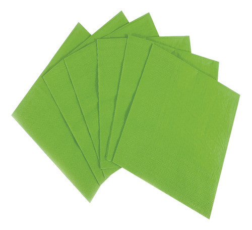 720 Unidades Servilleta De Papel Verde Manzana 1