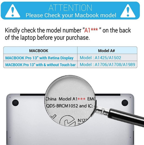 Carcasa Rígida Para Macbook Pro De 13 Pulgadas 1