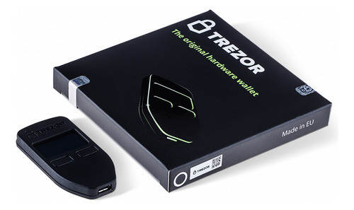Pack Trezor One Billetera Cripto + Funda Celeste Y Lanyard 1