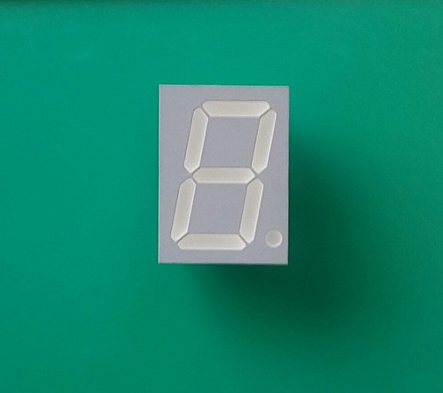 Display Led Avago 7 Segmentos Amarelo ( 5 Unidades ) 0